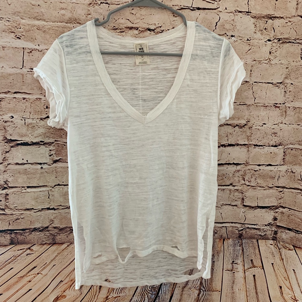 Distressed We The Free by Free People Tee - S